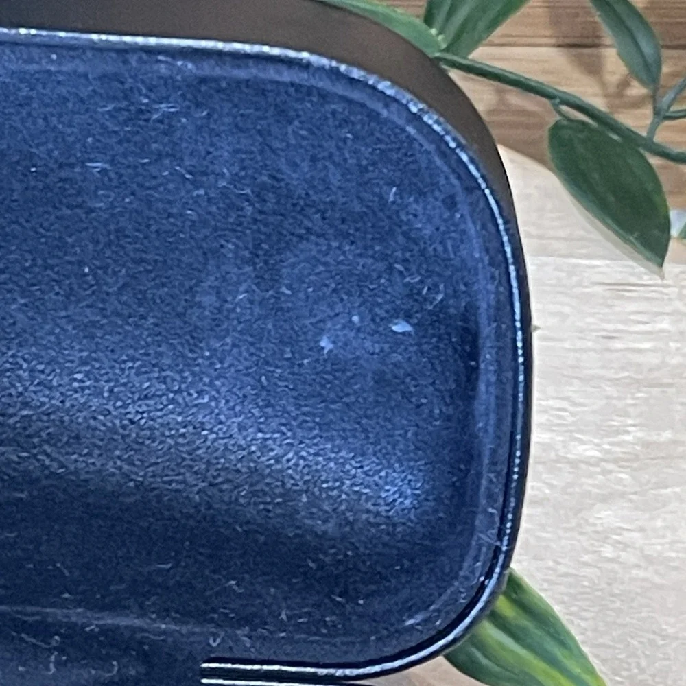 Coach New York Black Hard Sunglasses Case Clamshell Eyeglass Embossed Logo
